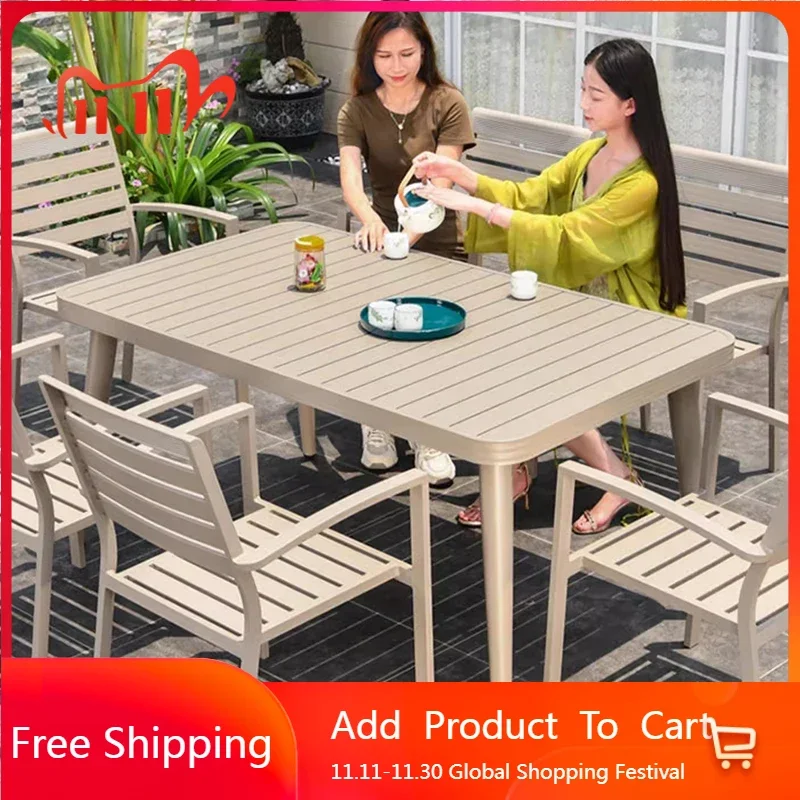 

Минималистичные уличные уличные столы, металлические современные ретро роскошные уличные столы, садовый набор для кемпинга, мебель Di Mobili Da Giardino