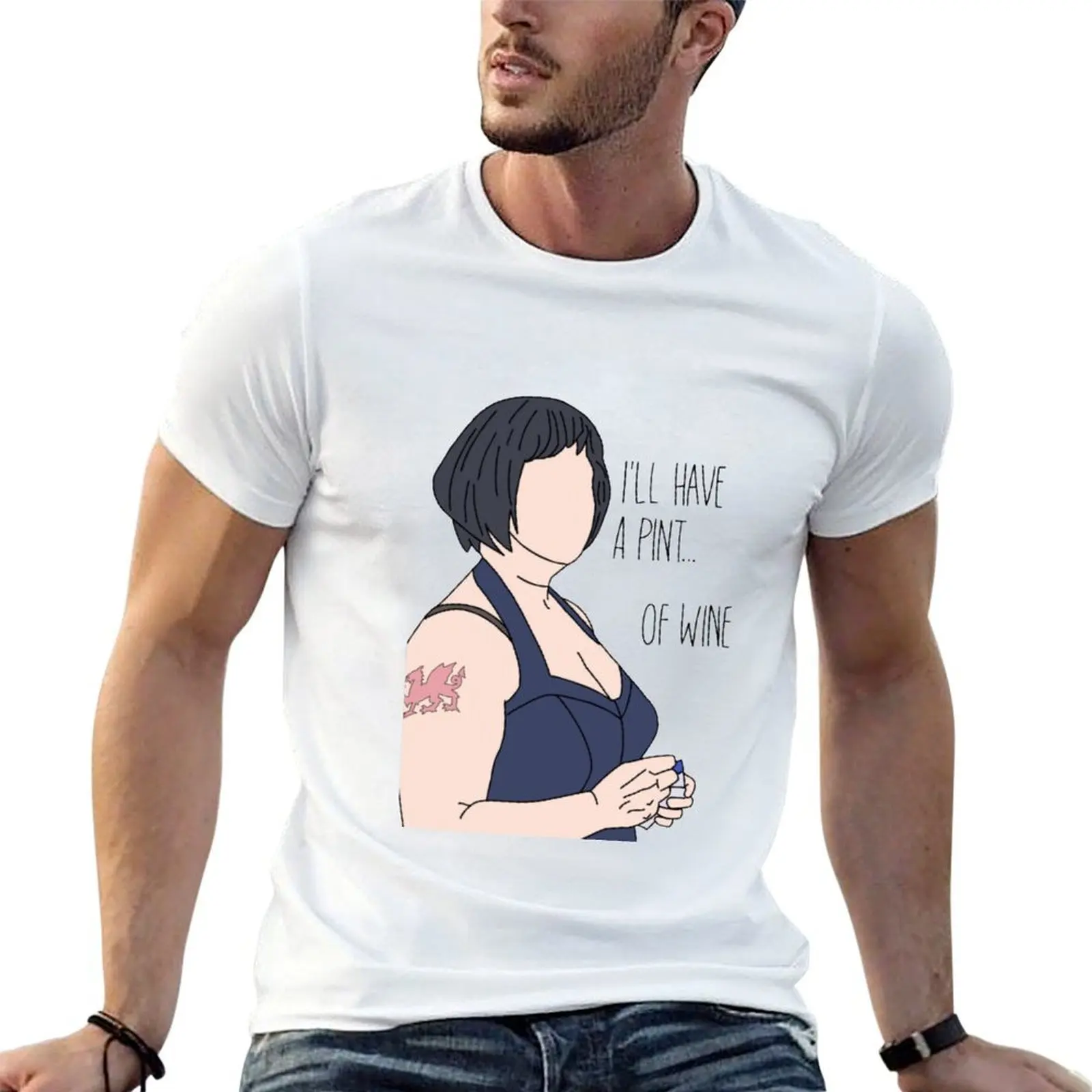 I'll have a pint... of wine. T-Shirt Personalized t-shirt valentines boutique clothes mens t shirts top quality