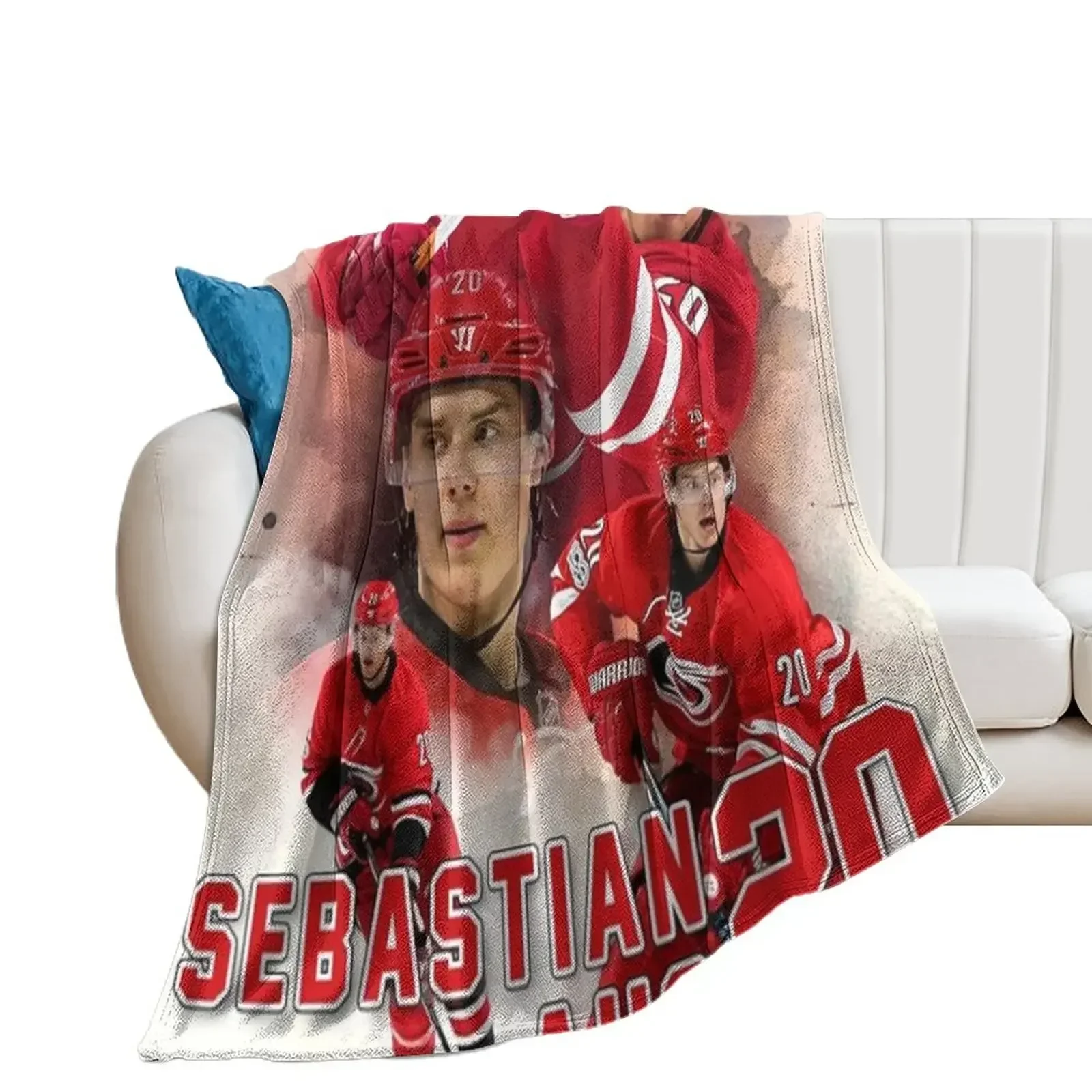 

Sebastian Aho Throw Blanket Luxury Thicken warm winter Winter beds Blankets