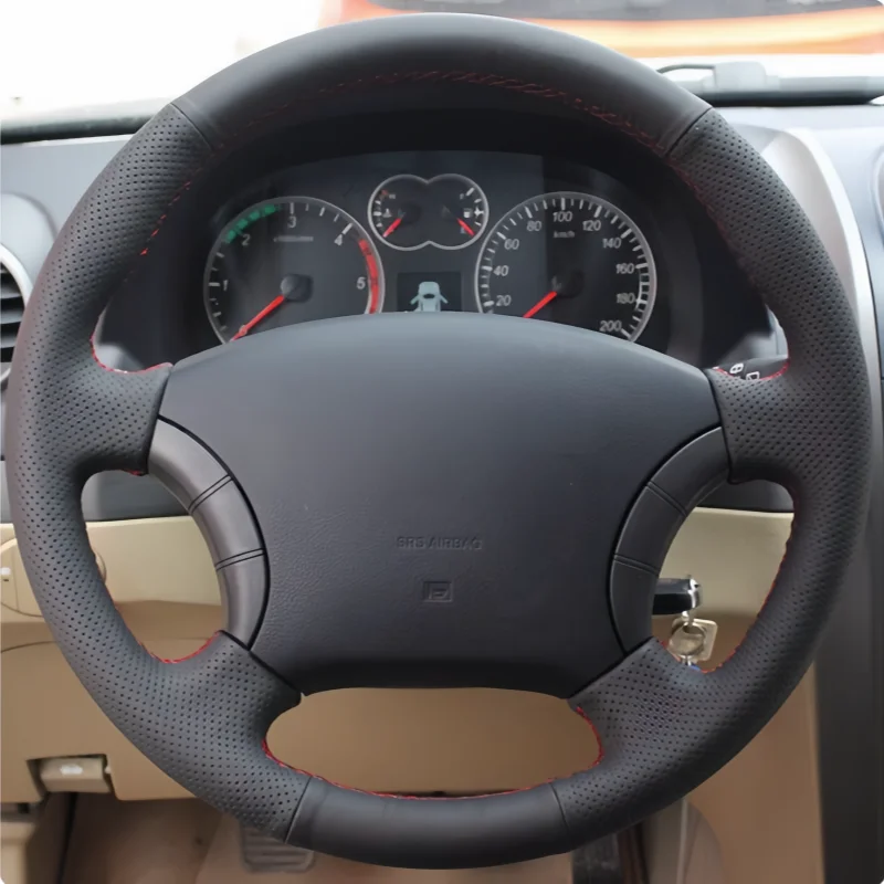 DIY Car Steering Wheel Cover Faux Leather Breathable For Great Wall Haval Hover H3 H5 Wingle 3 5 Steering Wheel Braiding Cover