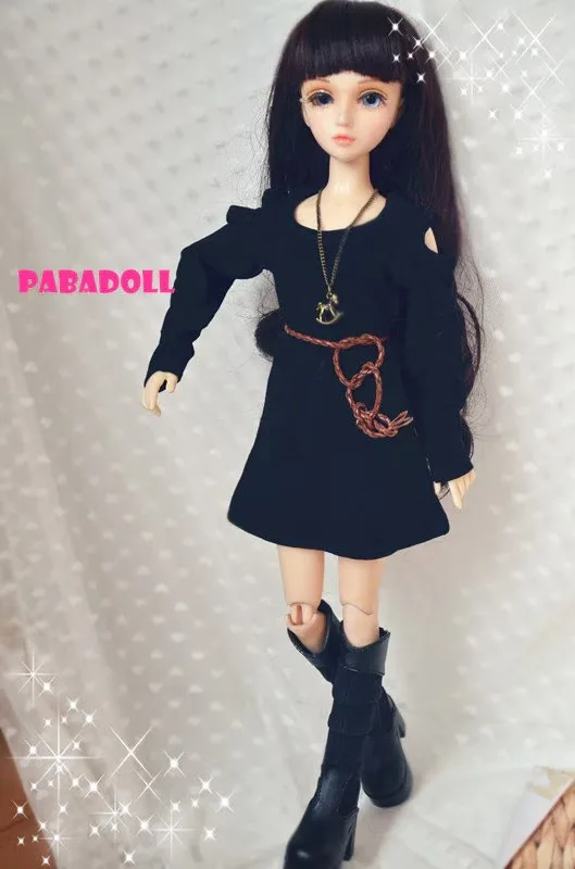 BJD Shoulder Long T Shirt for 1/4  Doll Clothes  CMB19