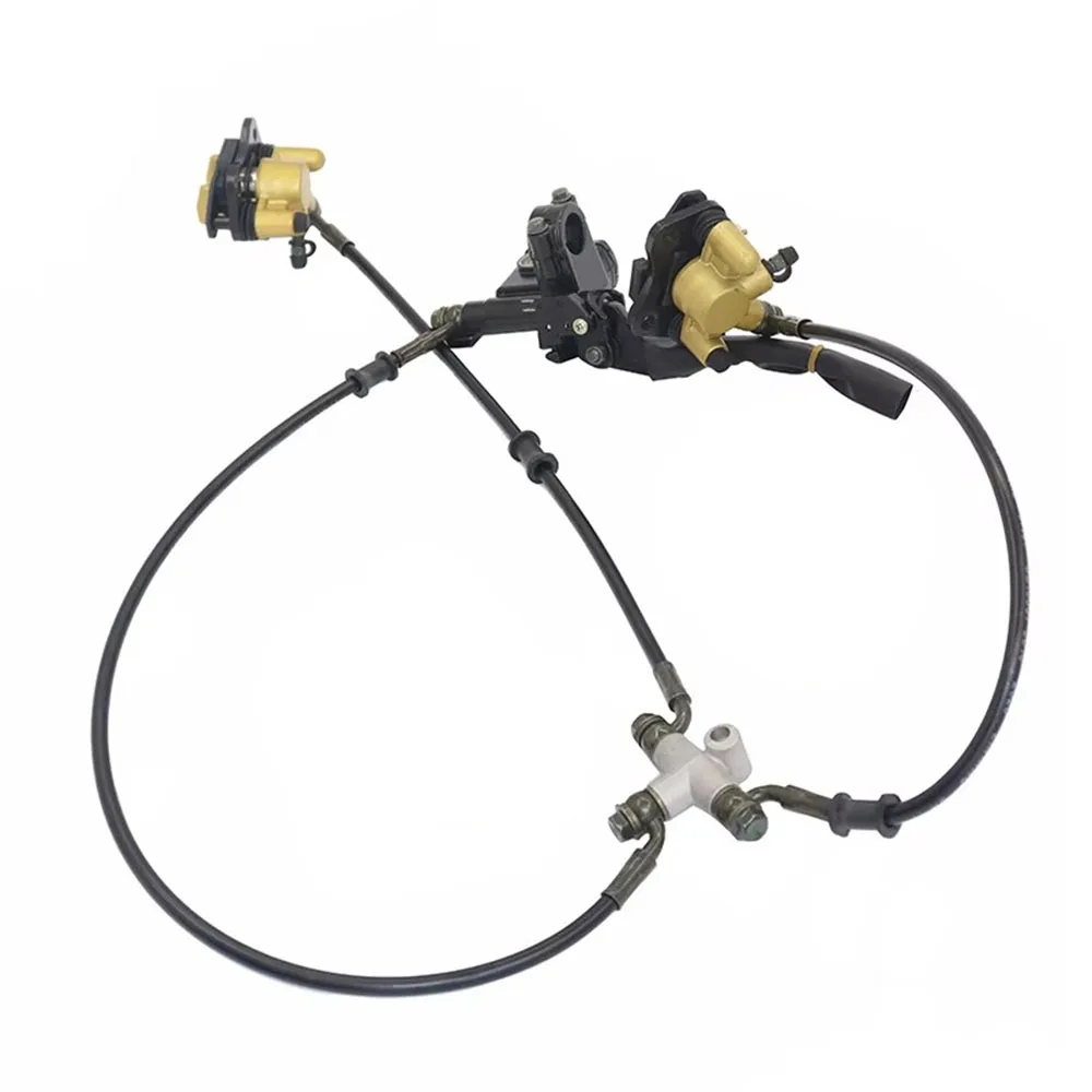 Front Rear Disc Brake Master Cylinder Hydraulic Caliper Assembly for 50cc-125cc ATV Quad - C029-054