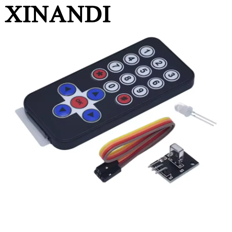 

1LOT Infrared IR Wireless Remote Control Module Kits DIY Kit HX1838 For Arduino Raspberry Pi