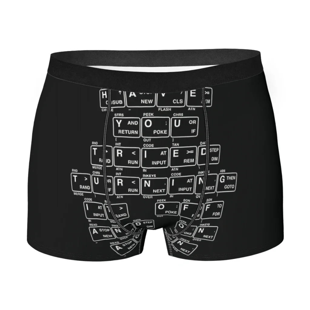 Have You Tried Turning It Off And On Again ZX Underpants Cotton Panties Men's Underwear Comfortable Shorts Boxer Briefs