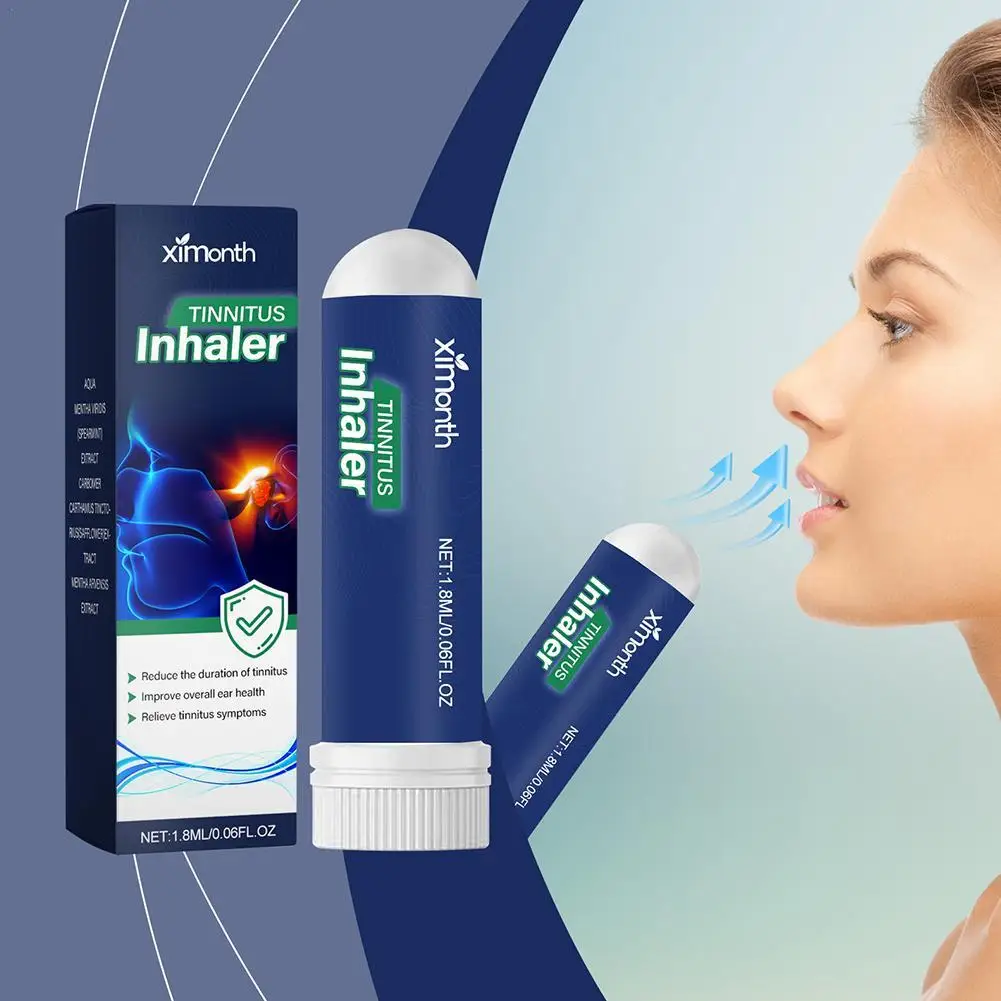 Instant Tinnitus Relief Nasal Inhalers Treatment Relieve Itching Hearing Hard Healthy Earache Tinnitus Treatment Care Ear C0U1