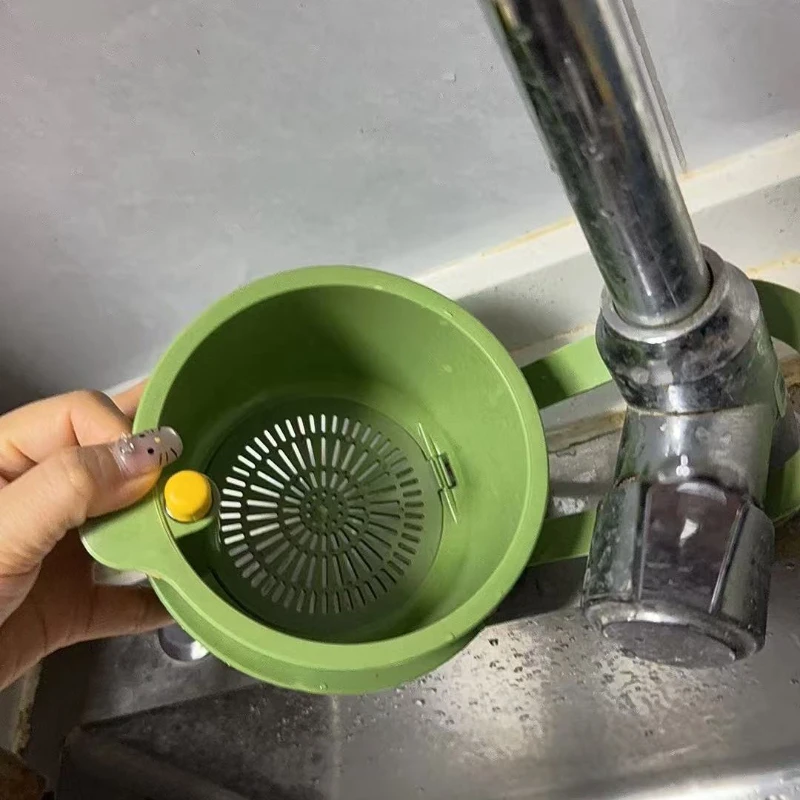 1PC Hanging Sink Drain Basket Daily Fruit Cleaning Utensils Household Removable Kitchen Food Residue Filter