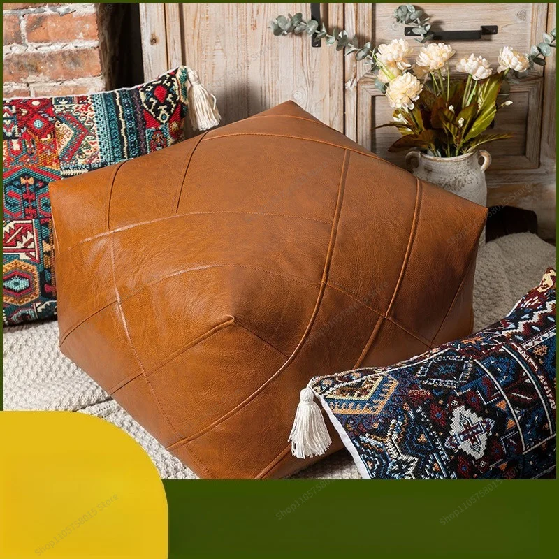 For   tatami floor cushion living room household lazy seat cushion leather seat cushion the ground does not   -50 * 50 * 38cm