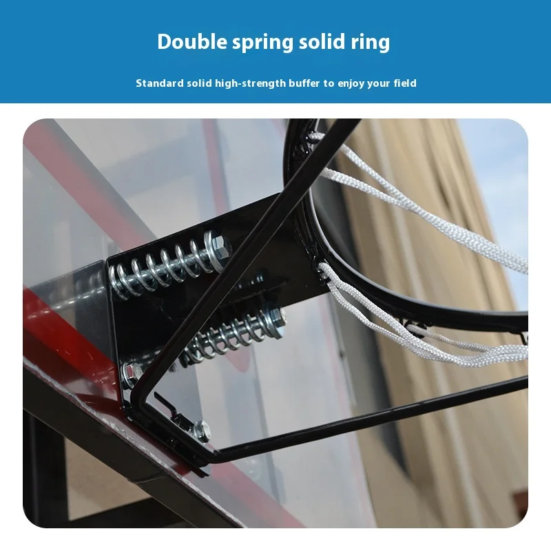 

Factory Direct Sale Height Adjustable Wall Mounted Basketball Hoop Backboard