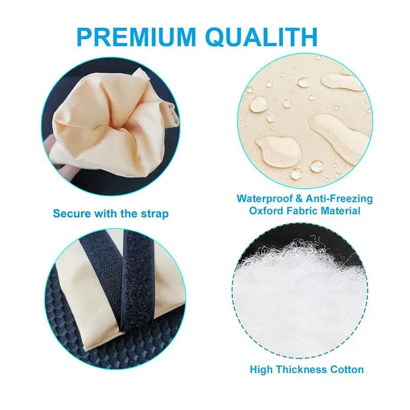 New Winter Waterproof Outdoor Faucet Cover Outside Garden Faucet anti-icing Freeze Protection Sock Reusable Tap Protector