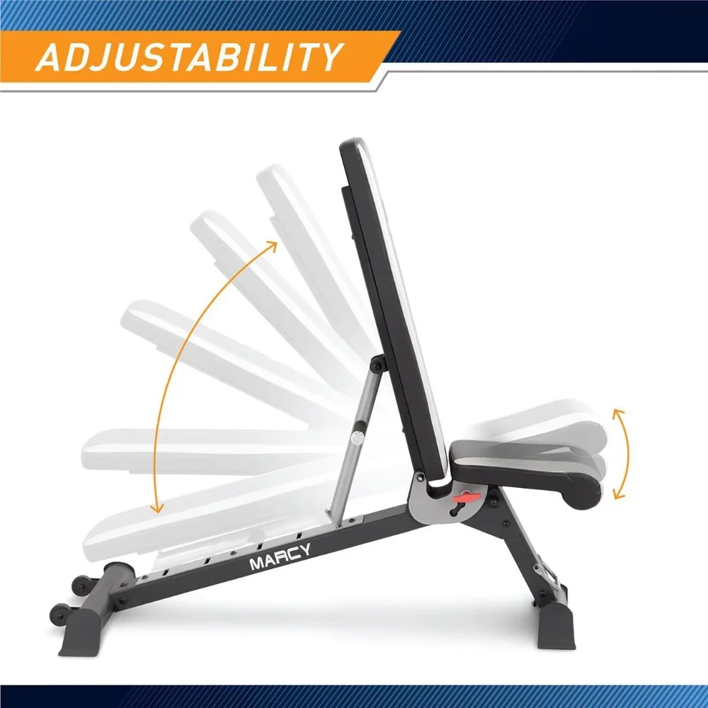 Adjustable Utility Bench for Home Gym Workout SB-670