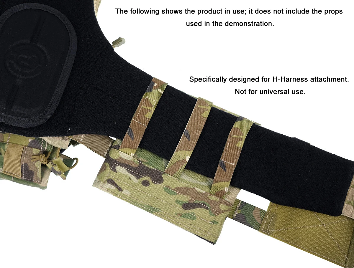 PEW TACTICAL CP Style 6x6 AVS Harness Side Soft Plate Carrier Tactical Plate Bag with Foam Insert view 5