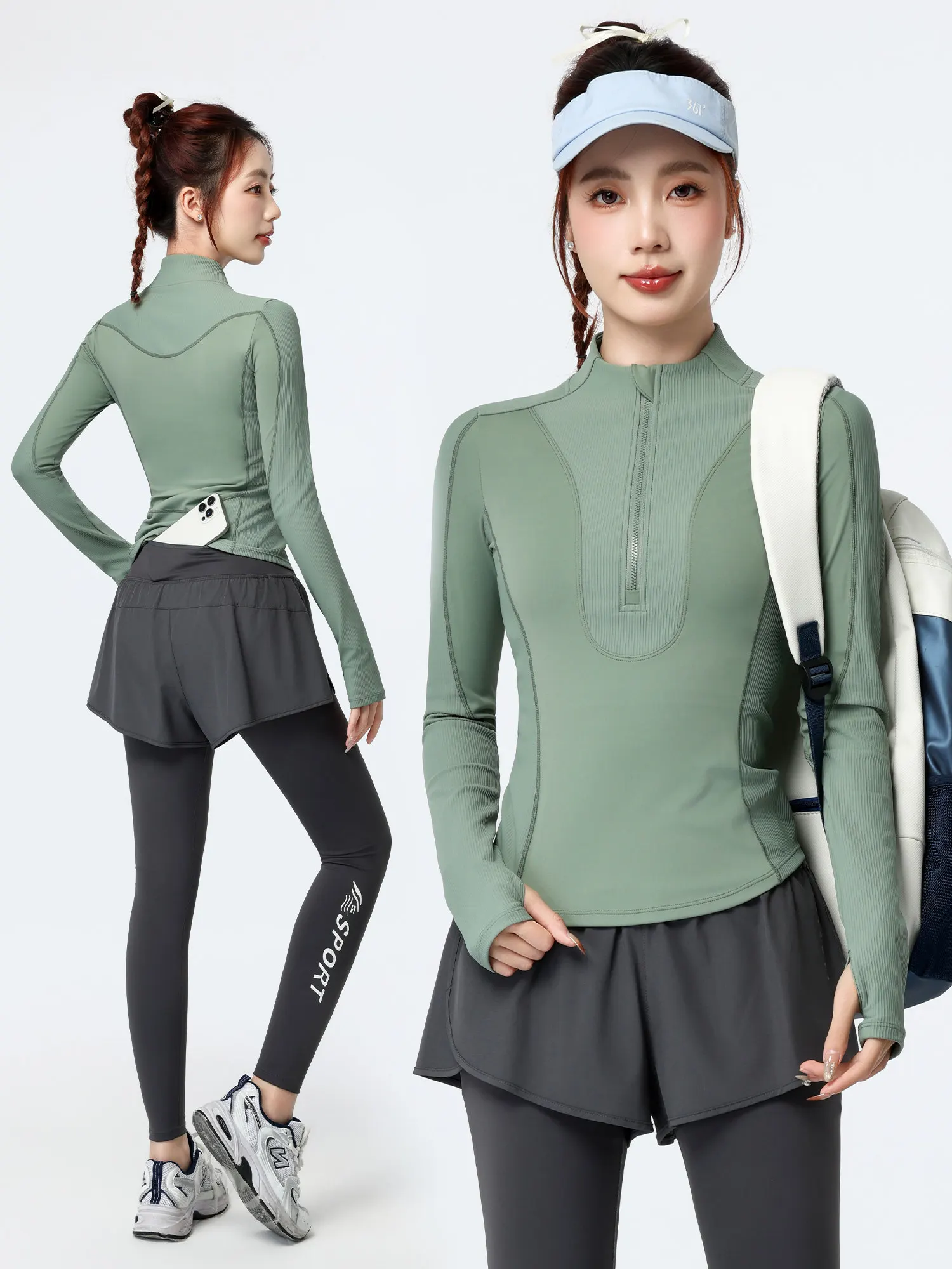 

Women's Running Sport Set Casual Fitn Qui Dry Long Sve Profional Outdoor Training Morning Run Yoga Clothes
