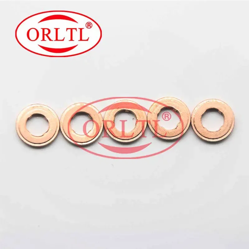 ORLTL Washer Shim 1.5mm Piezo Injector Copper Washer Thickness=1.5mm Washer Auto Injector Spare Parts for Bosch Piezo Injector