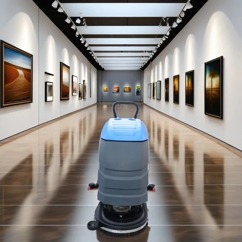 Walk-Behind Floor Scrubber with CE Certificate for Cold Water Descaling
