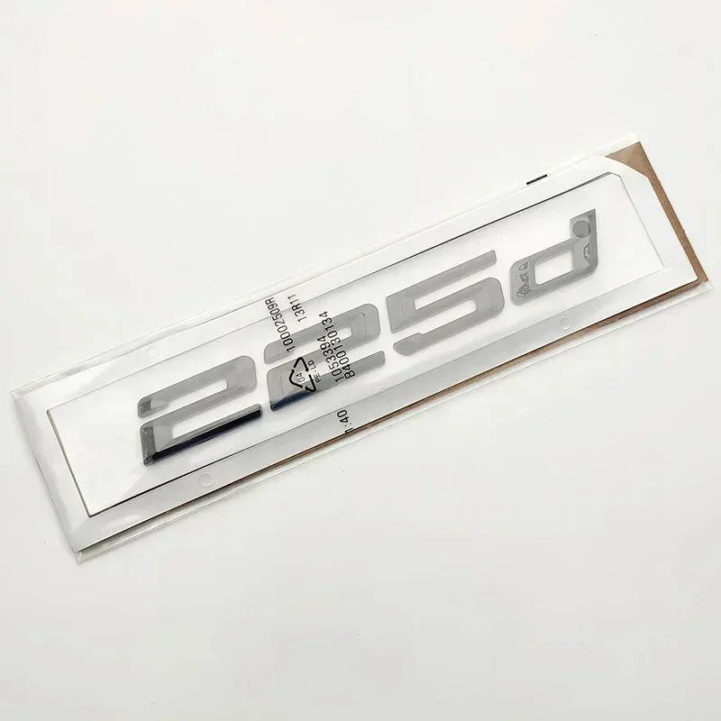216d 218d 220d 225d 228d 230d 235d 240d Car Black Letter Logo Car Stickers for BMW F45 F22 F46 Trunk Decoration Auto Accessories