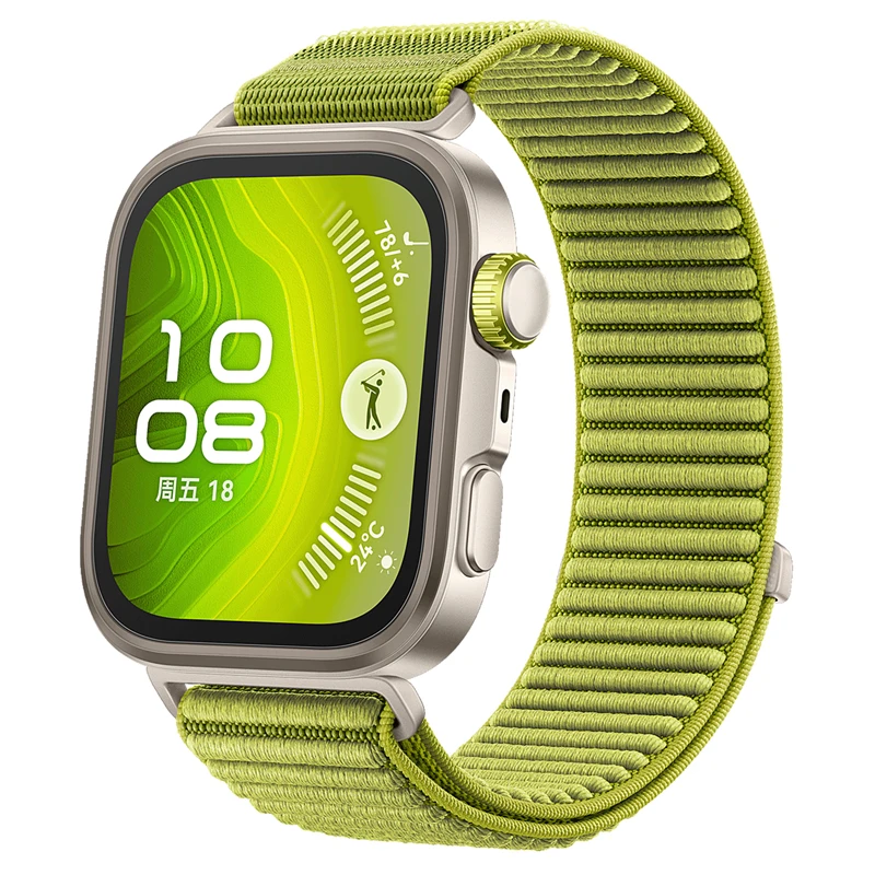 Offizielles 1:1 Nylon-Schlaufenarmband für Huawei Watch Fit 5 Pro 4 Pro Sportarmband für Huawei Watch 5/4/3 Armbandzubehör.