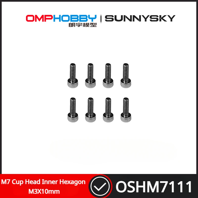 OMPHOBBY M7 RC Helicopter Spare Parts Cup Head Inner Hexagon M3X10mm OSHM7111