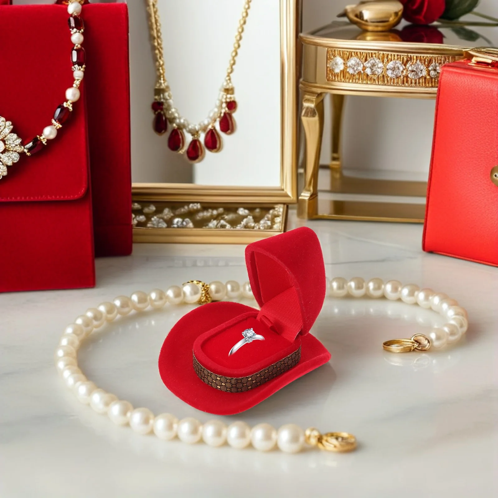 

3 шт., креативная коробка для колец, ковбойская шляпа, шкатулка для драгоценностей в стиле вестерн, винтажный футляр для хранения, декоративный держатель для колец, помолвка, свадебный дисплей