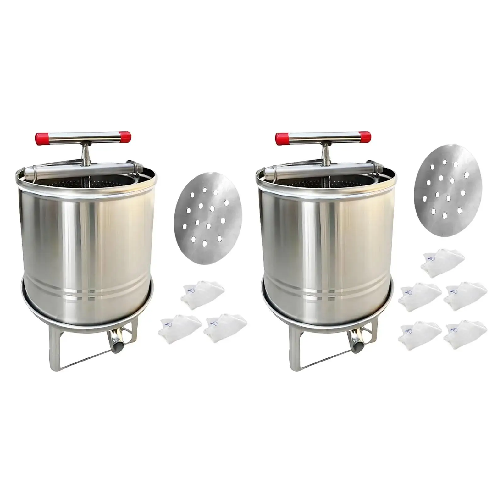 

Honey Extractor Honey Production Equipment Beekeeping Extraction Practical Squeezer Crusher for Grape Juice Vinasse Olive Oil