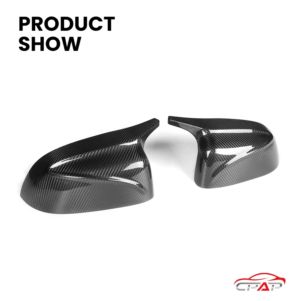 Coperture per specchietti retrovisori esterni in vera fibra di carbonio a secco per BMW X3 G01 X4 G02 X5 G05 X6 G06 X7 G07 iX3 G08 BEV M Style 2019-IN