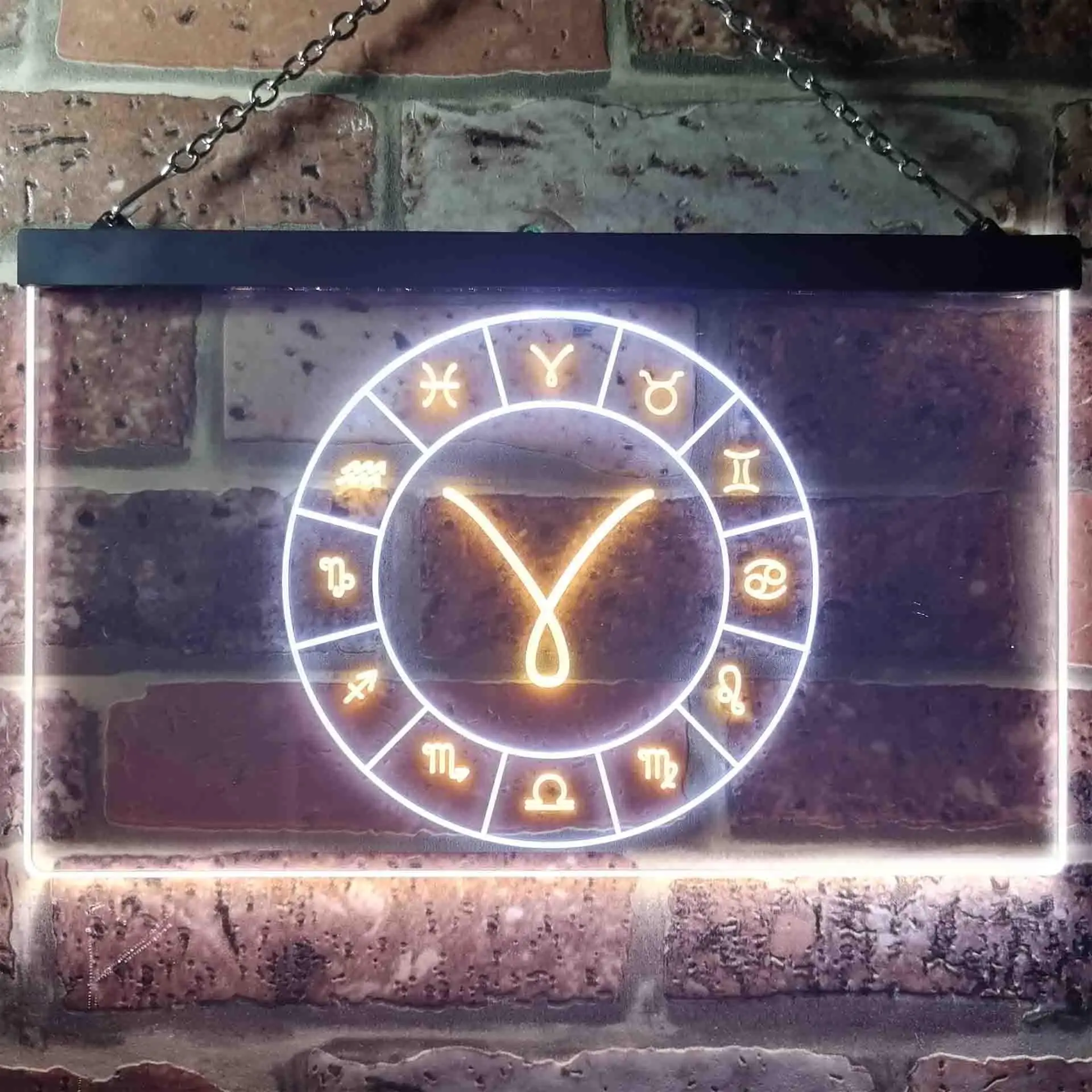 Aries Astrology Zodiac Dual-color LED Neon Sign st6-i3315