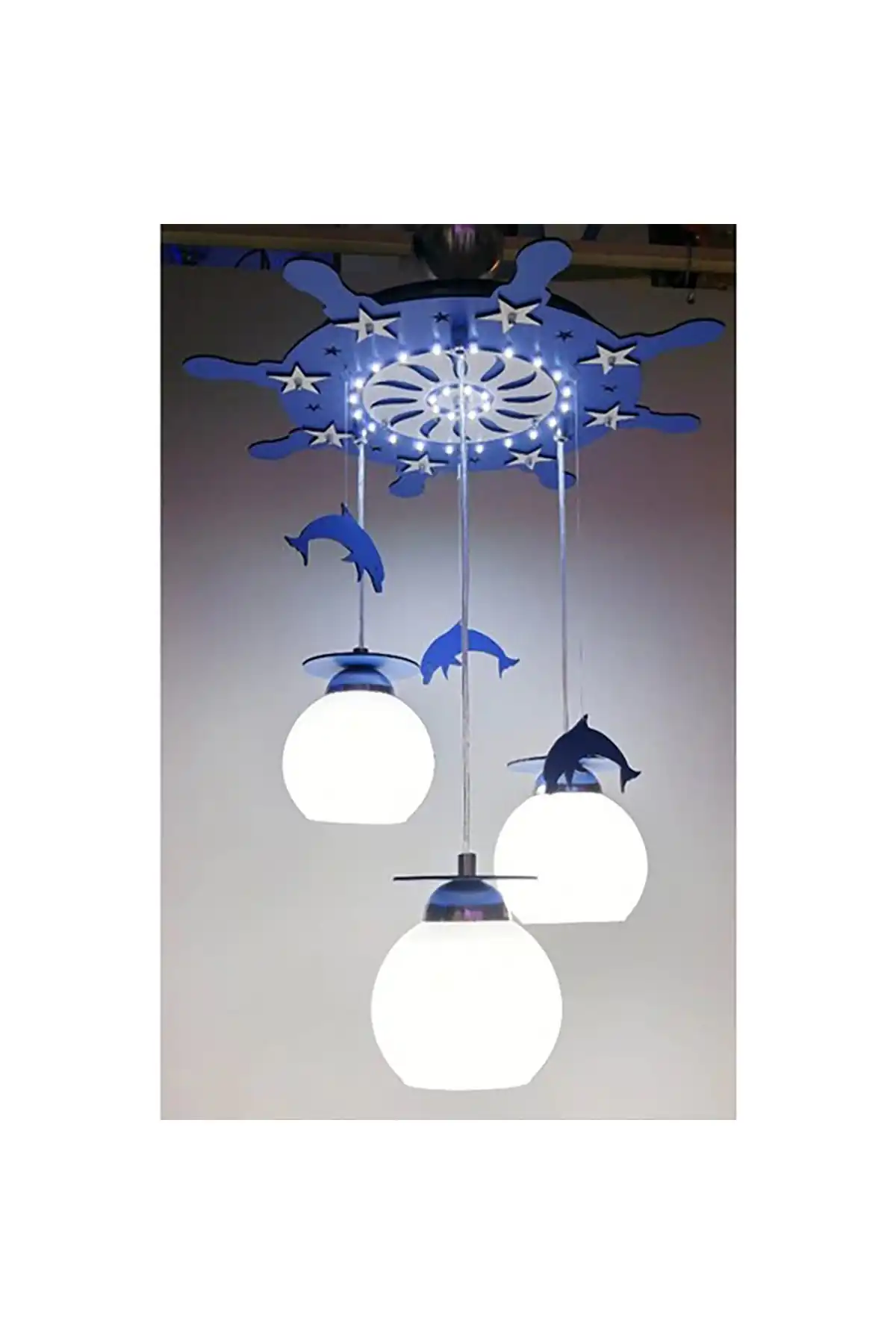 

DOLBOVI led 3 pcs Dolphin kids room chandelier