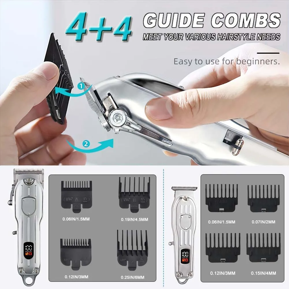 PProfessional электрическая машинка для стрижки волос, машинка для стрижки бороды, комплект для стрижки волос для дома, парикмахерская, мужской триммер для волос, электробритва, машинка для стрижки волос