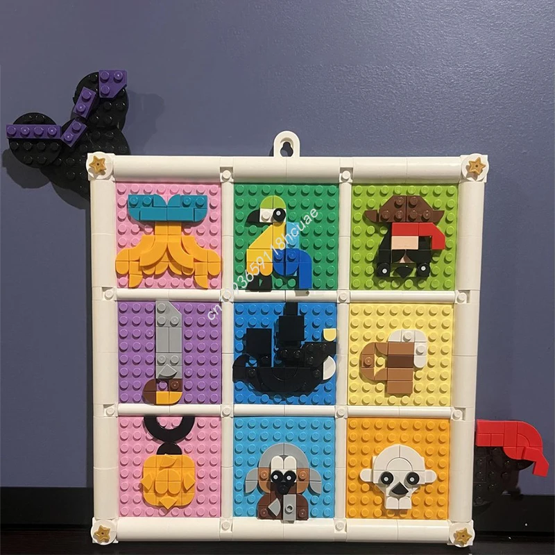 

1019pcs MOC 100 Years of Disneyinging Icons Disneying Creative DIY Project Building Blocks Perfect for Holiday Gift Giving