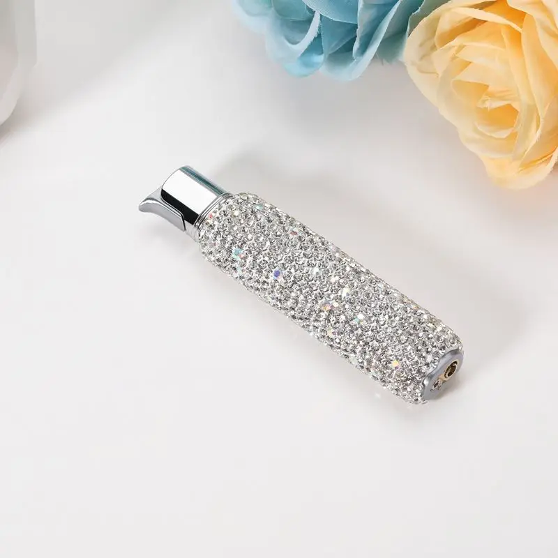 Netflix Models Lighter Bright Flash Diamond Diamond Lighter Zinc Alloy Inflatable High Value Women Retro Gift Rhinestone Lighter