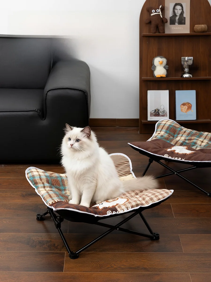 

Elevated Pet Travel Bed Four Seasons Universal Pet Nest Convenient Storage Outdoor Cam Detachable Dog House