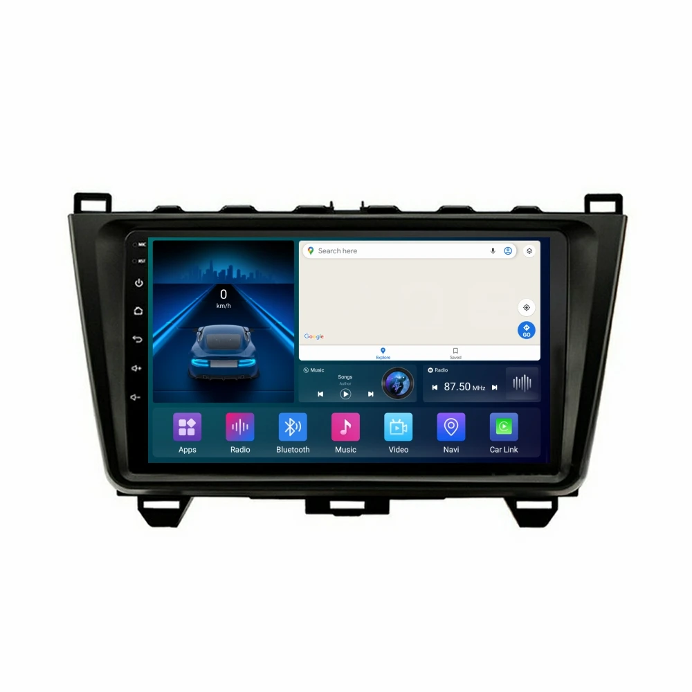 Android 2Din Android Auto Radio For Mazda 6 2009~2015 Carplay Car Multimedia GPS Bluetooth WIFI DSP Radio FM AM RDS Car Stereo