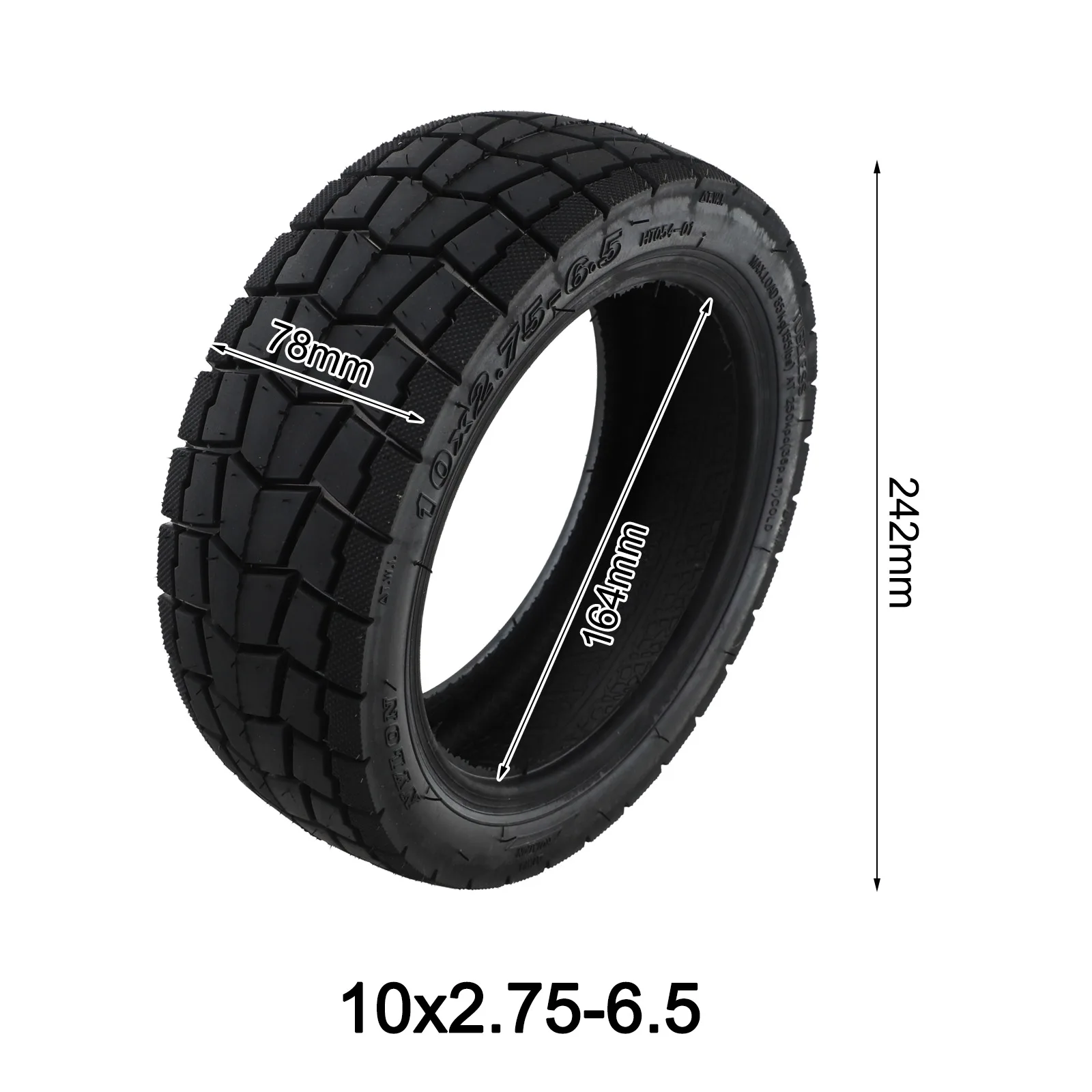 

Enhanced Traction For Rough Terrains Off-road Tire 10x2.75-6.5 Tubeless Off-road Tire Smooth Ride Quality Improved Grip