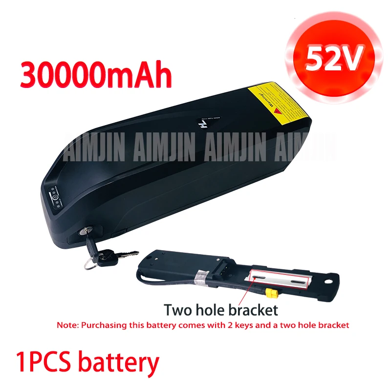 Original Ebike Battery 52V 30Ah for Hailong 1-2 Hailong Max G80 Polly Lithium Battery Pack 18650 Downtube Battery