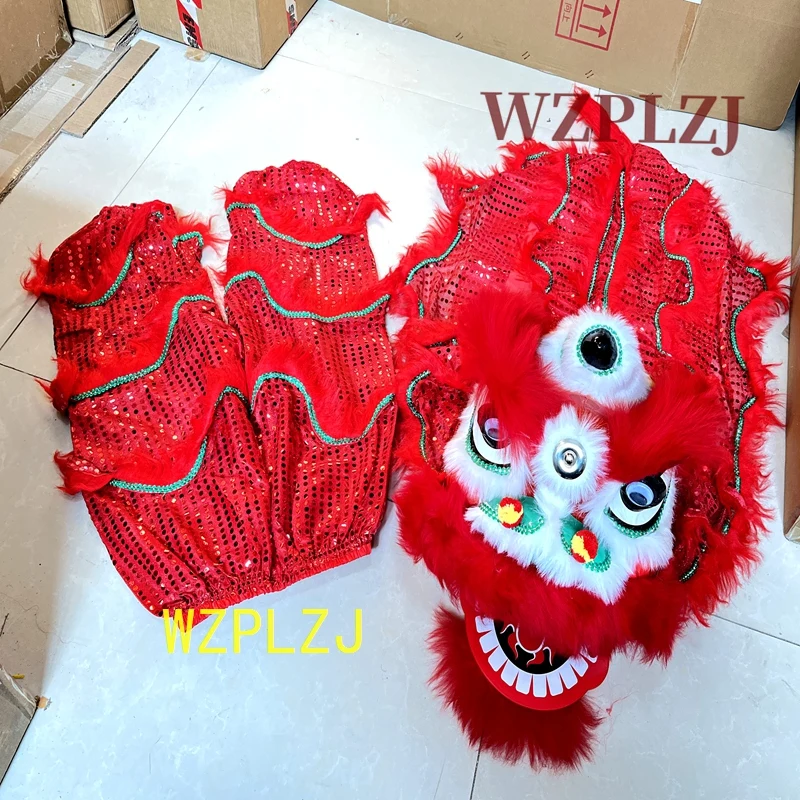 

Классический 12-дюймовый танцевальный костюм льва со штанами, игрушка для детей 3-5 лет, мальчиков и девочек, детская вечеринка, спортивный карнавальный сценический костюм