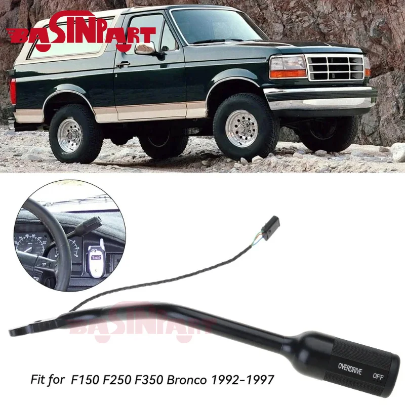 

Automatic Transmission Gear Shift Lever with Overdrive Switch for Ford F150 F250 F350 Super Duty F53 F59 F4TZ7210B with Light