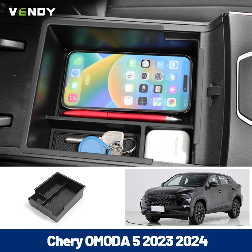 

Car Center Armrest Storage Box For Chery Omoda 5 2023 2024 Container Glove Tray Organizer Case Car Interior Accessories