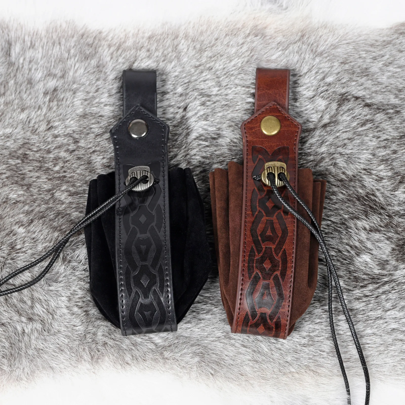 Viking-style Medieval Pouch That Can Be Hung On a Belt, Men's Coin Purse, High-quality Retro Waist Bag, Cool and Handsome Style