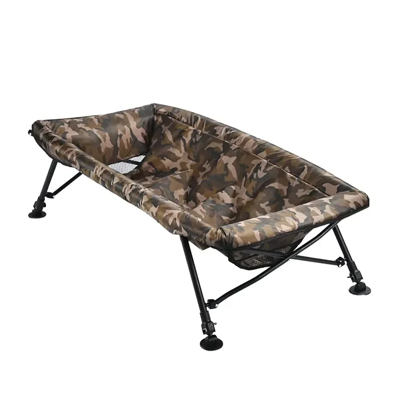 Fishing Carp Cradle 120cm Adjustable Folding Leg Cradle Oxford Fabric Steel Frame Freshwater Bass Fishing Equipment Wholesale