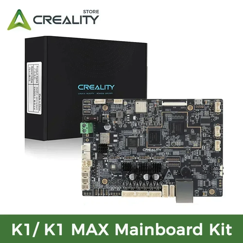 

Creality Original K1 / K1 MAX Комплект материнской платы Модернизированный комплект материнской платы Mute_CR4CU 220812 Детали 3D-принтера S12_32_TMC2209_X2000E