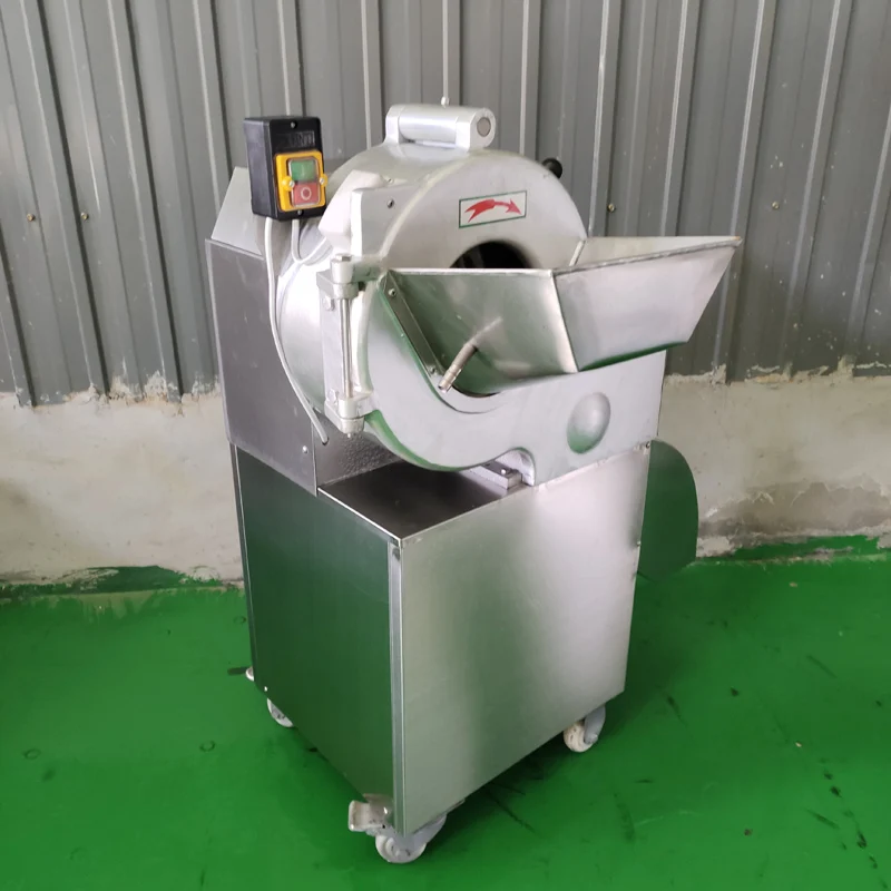 Industrial Commercial Vegetable Slicing Dicer Machine Carrot Onion Kiwi Fruit Apple Mango Dicer Machine 4-12mm