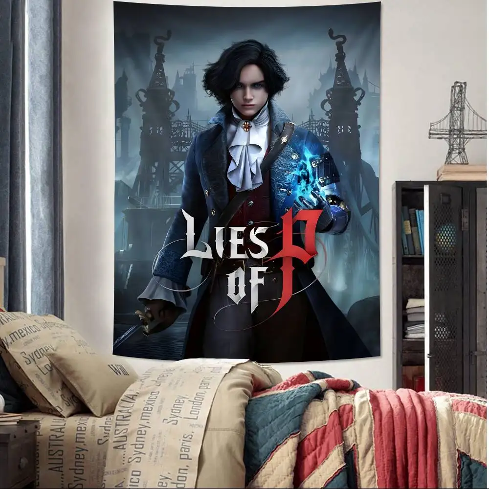 Game L-L-Lies of P Hanging Bohemian Tapestry Bohemian Wall Tapestries Mandala Cheap Hippie Wall Hanging