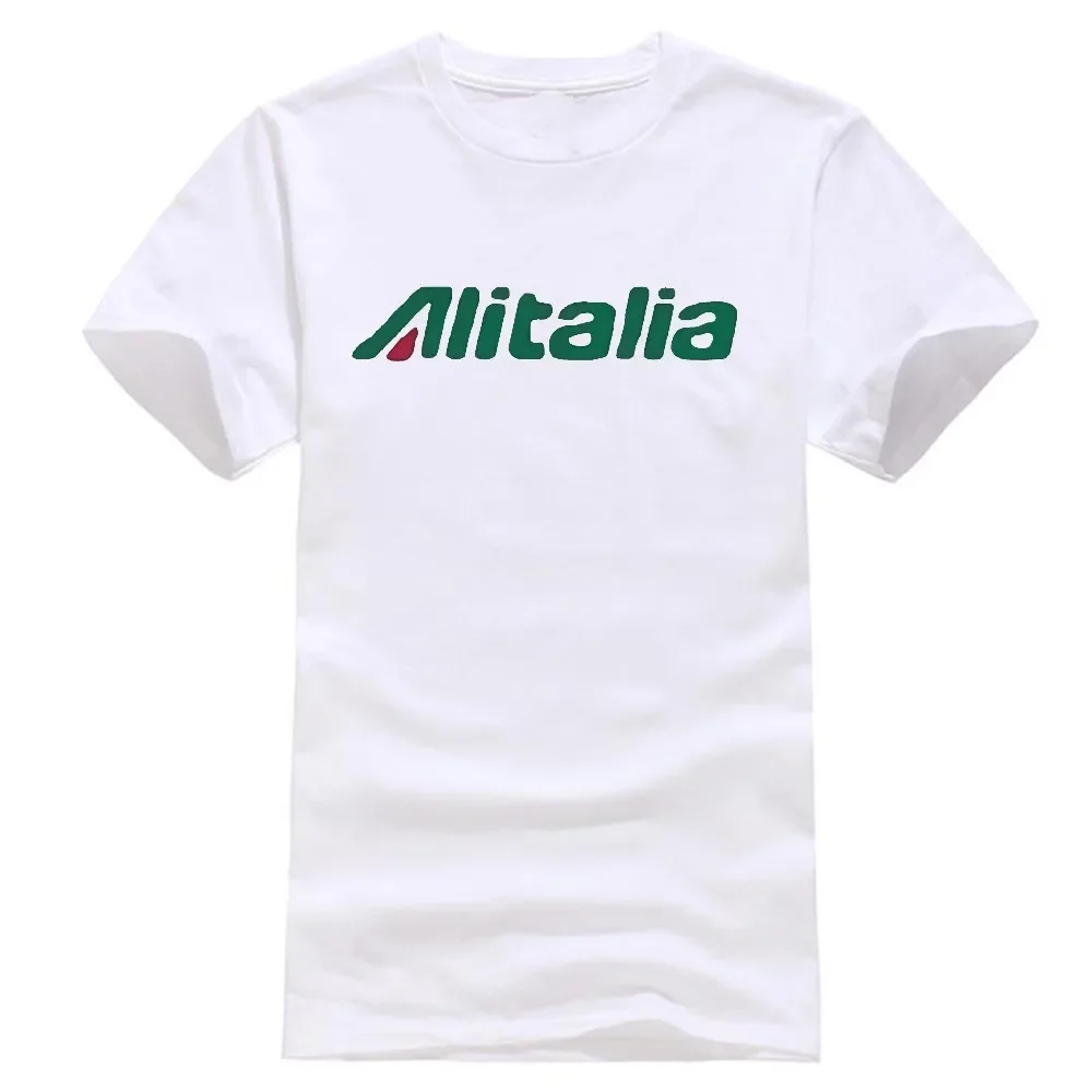 Alitalia Italian Airlines Travel T Shirt White Color 016172