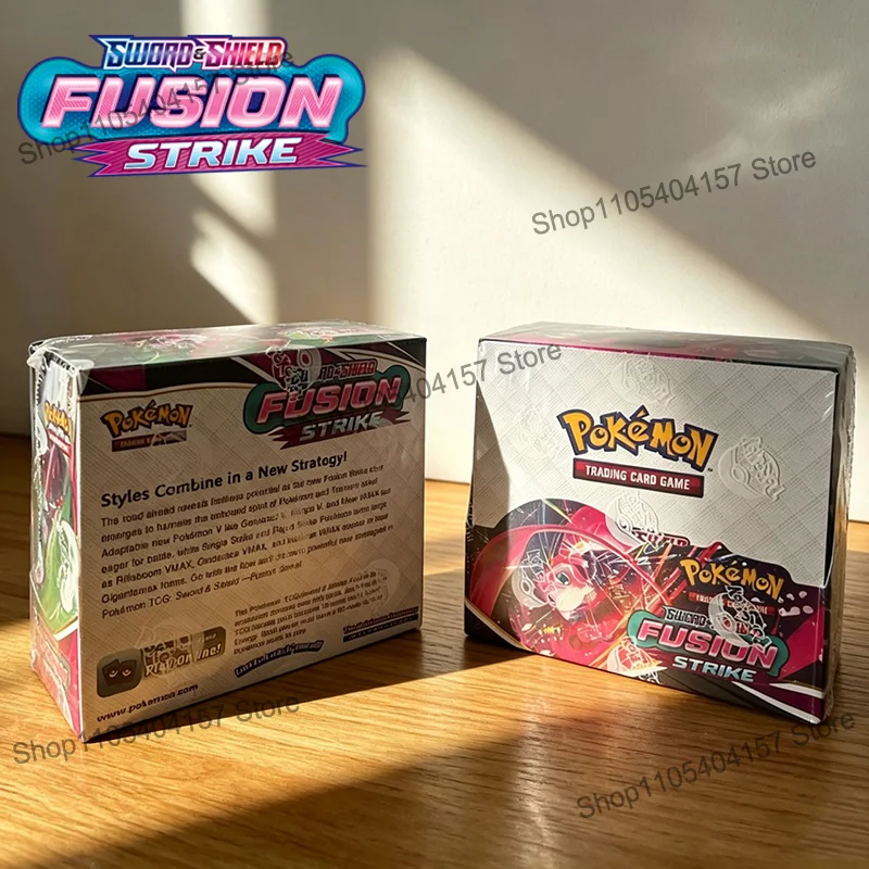 Pokemon-Karten TCG Sword Shield Fusion Strike Booster-Packs 360 Stück Englische Kampfkarten Sammelkartenspiel Spielzeug Geschenk