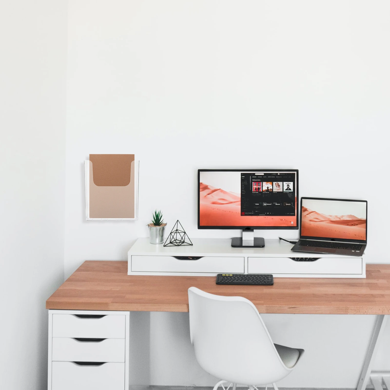

Files Rack Magazine Display Frame Wall-mounted Holder Acrylic Document Storage Holders Office Business Brochure Brochures
