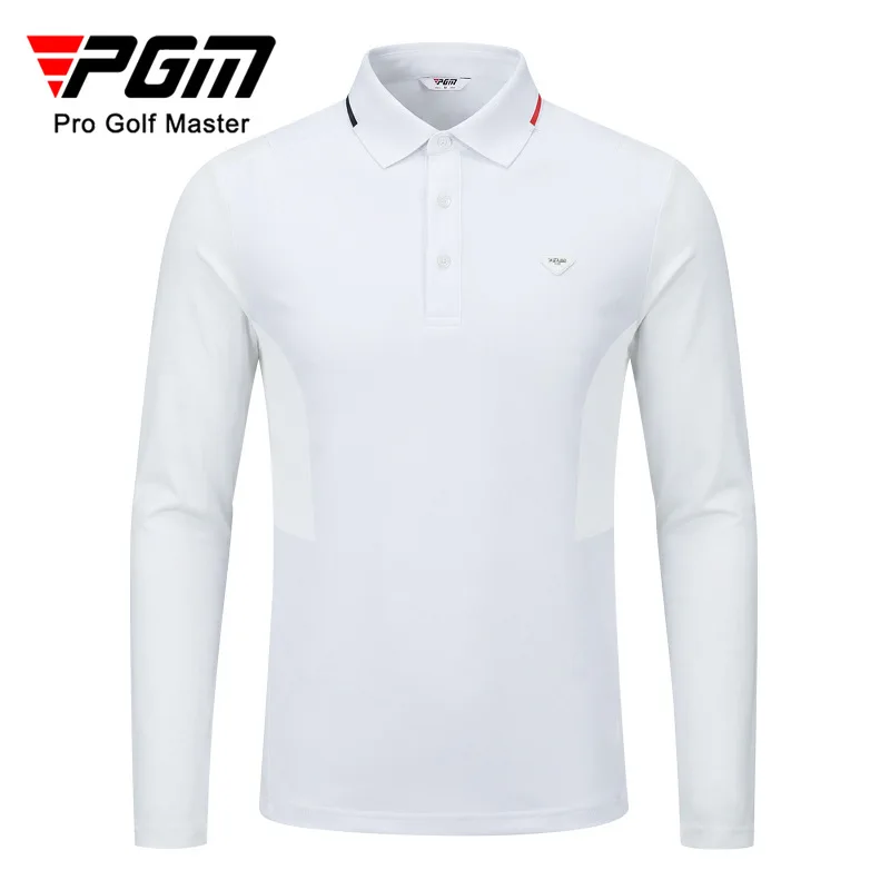 

Мужские рубашки с длинными рукавами для гольфа PGM, весенне-летняя базовая рубашка, солнцезащитный топ из ледяного шелка YF867