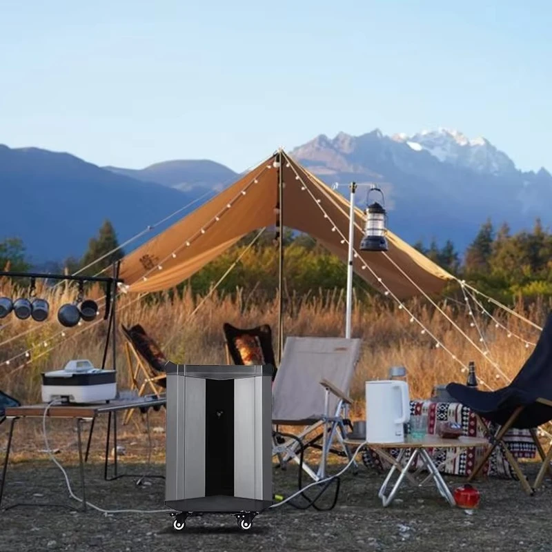 محطة شحن محمولة عالية السعة 2000 وات 2515 وات في الساعة محطة شحن البنك الشمسي المحمولة #3