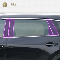 For Mazda CX-30 2020-2023 Car Exterior PPF Paint protective film Anti-scratch of window pillar strip TPU transparent film Repair