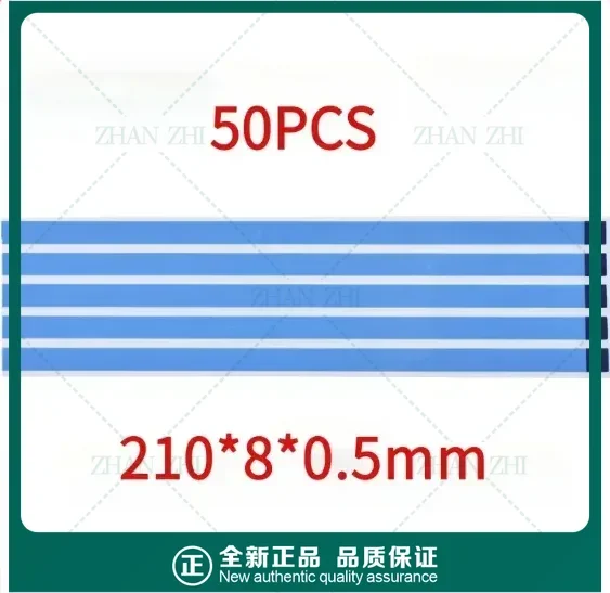 10/20/50/100 قطعة النسخة الجديدة الأبيض سحب علامات التبويب تمتد الإصدار شرائط لاصقة لشاشة LCD مع مقبض دون علامات التبويب