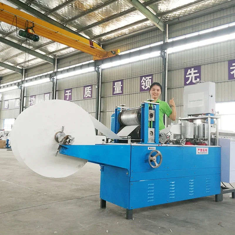 Factory Manufacturing V Fold N Fold Napkin Paper Folding Machine