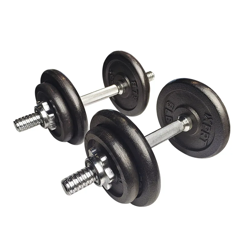 

2026 2026 Hot Sale 40LB Boxed Gym Equipment Adjustable Dumbbell Set Baking Paint Barbell For Strength Training Gym Equipmentprom